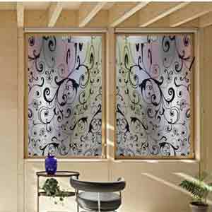 19-Self Adhesive Privacy Glass Film