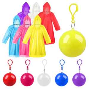 39-Raincoats In Keychain Ball