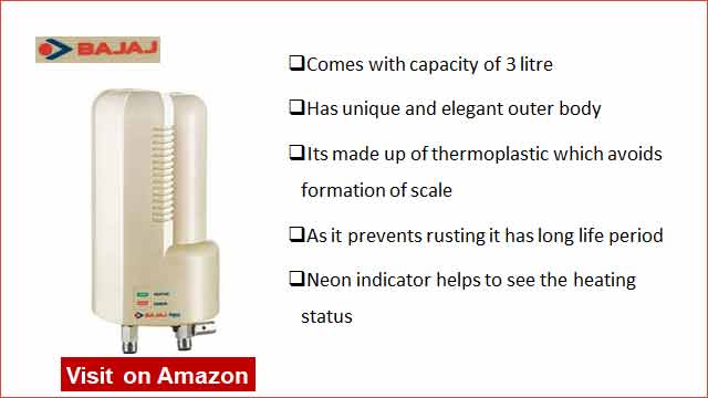 Bajaj Majesty 3L Water heater